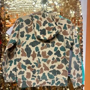 Carhartt Kids Camo Hoodie - Brown and Green